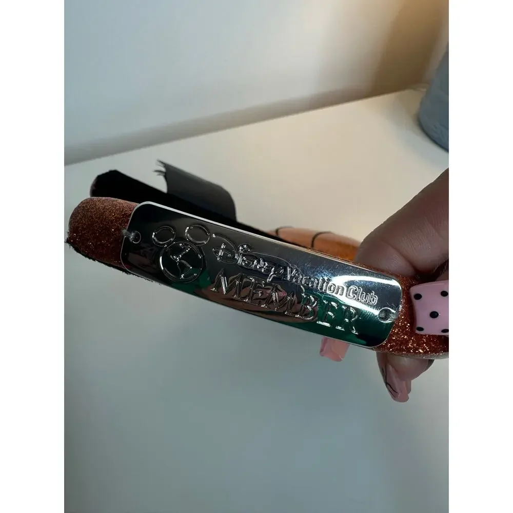 Disney Parks DVC Pumpkin Bat Glitter Halloween Ears
